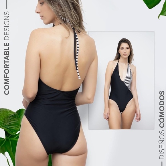 NWT Salitre XL one piece halter swimsuit - Picture 2 of 7